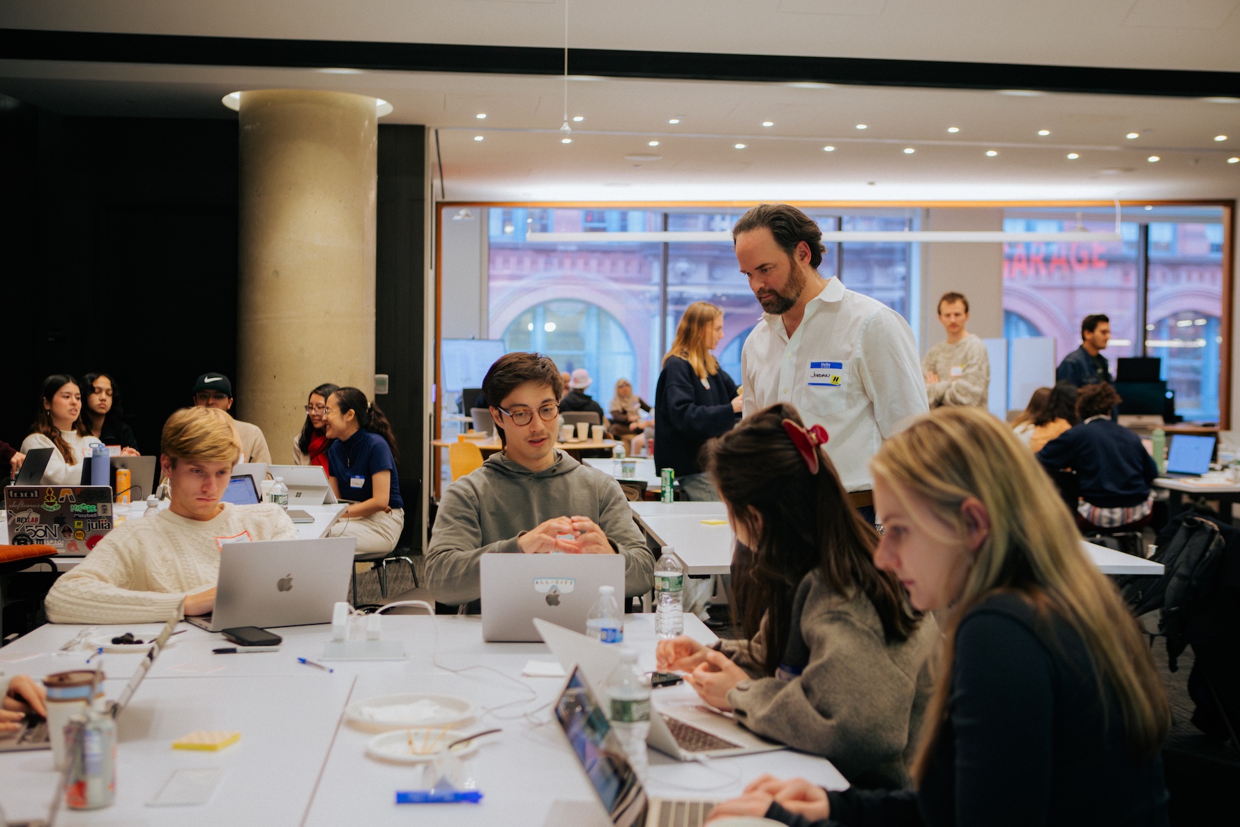 group working together at a table